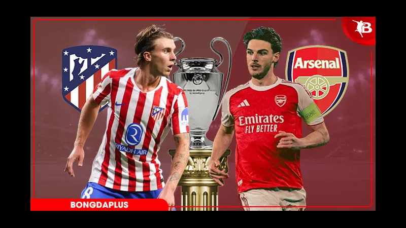 Cầu thủ Atletico Madrid và Arsenal đối đầu gay cấn trên sân cỏ Cầu thủ Atletico Madrid và Arsenal đối đầu gay cấn trên sân cỏ